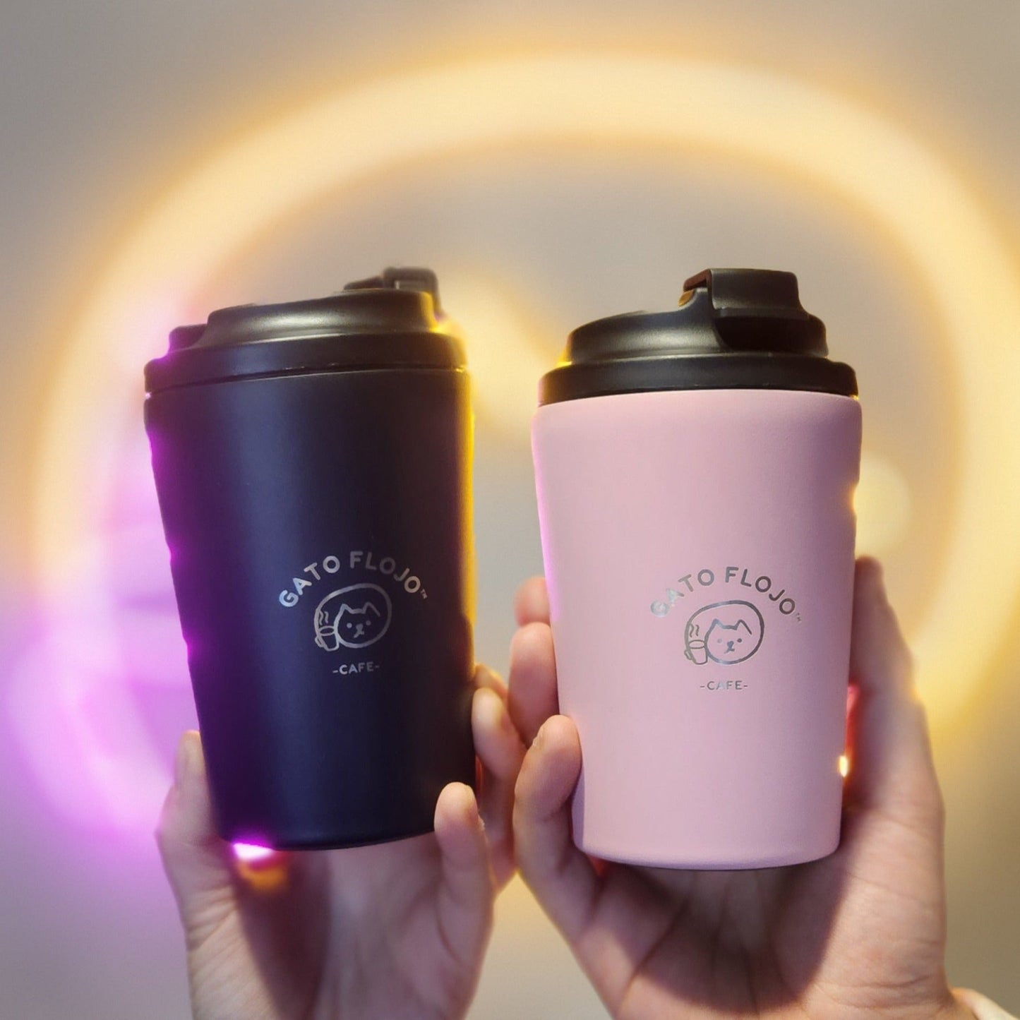 Mug Gatoflojo Negro