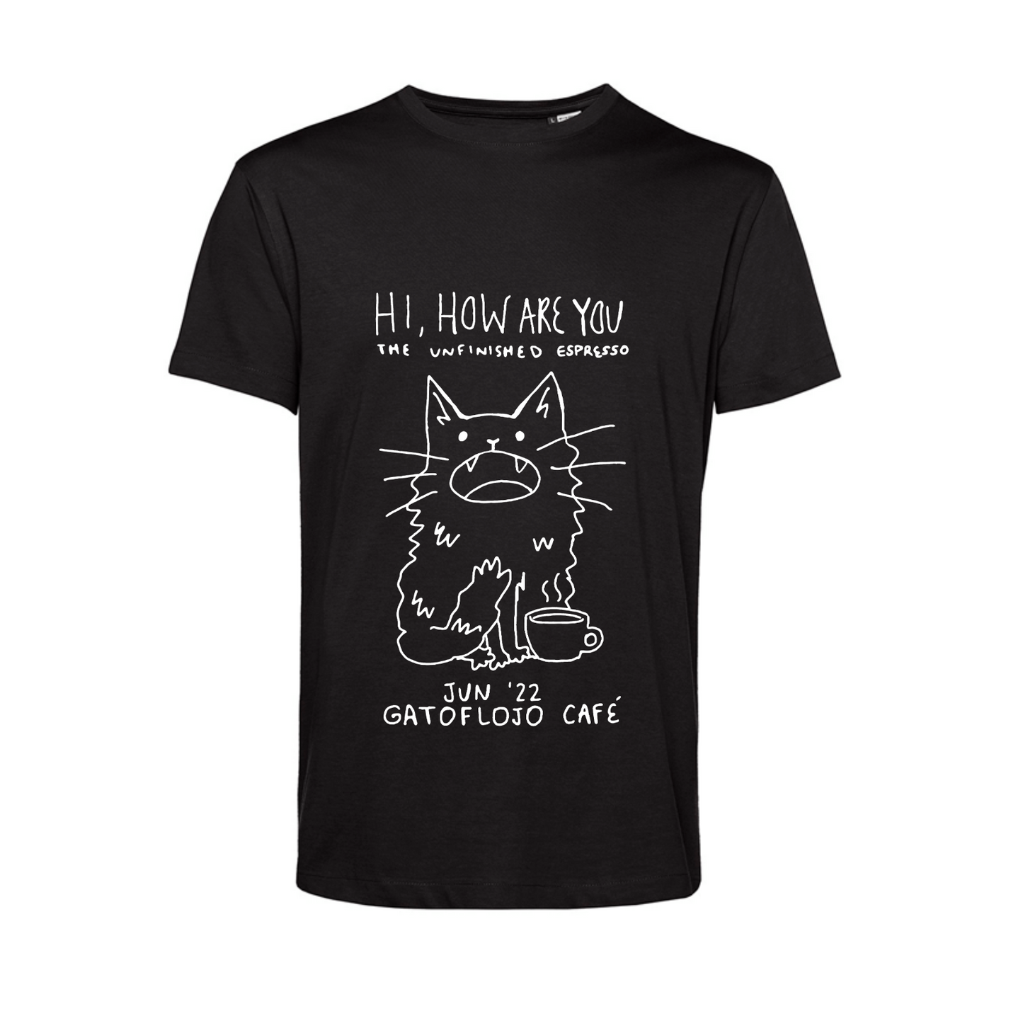 Polera Unfinished Espresso Negra