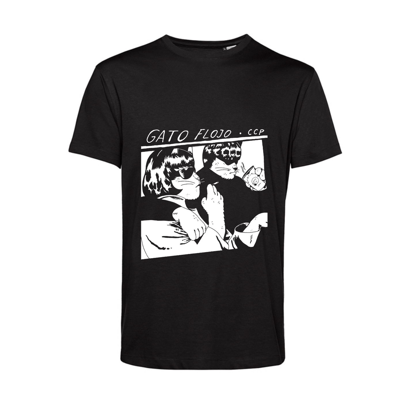Polera Sonic Cat Negra